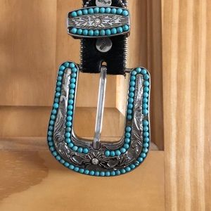 Western bling belt